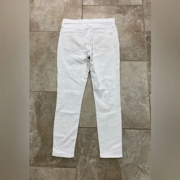 Madewell White Mid-Rise Skinny Crop Jeans 29x27 NWT - Picture 4 of 14